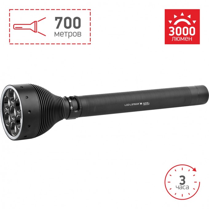 Фонарь повышенной яркости LED LENSER X21R.2 (пластиковый кейс) 9421-R