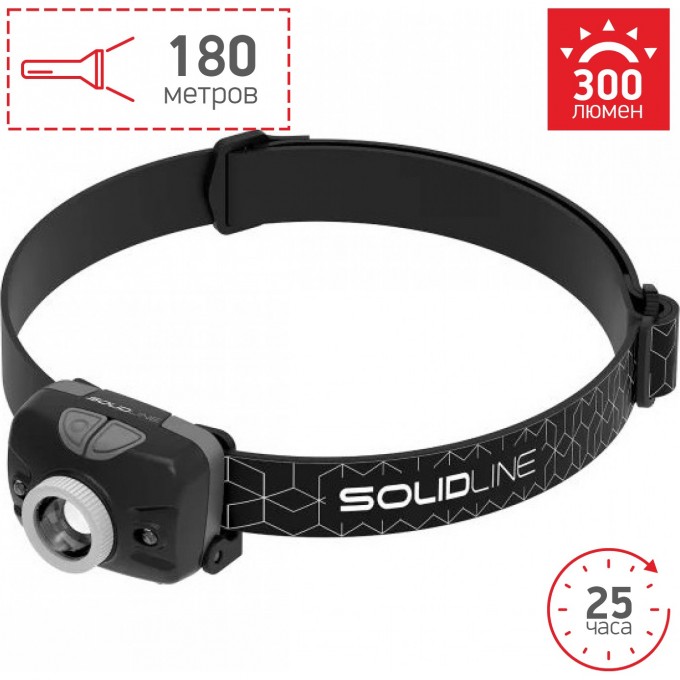 Налобный фонарь LED LENSER Solidline SH3 502204