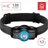 Налобный фонарь LED LENSER MH3 черно-голубой 502150