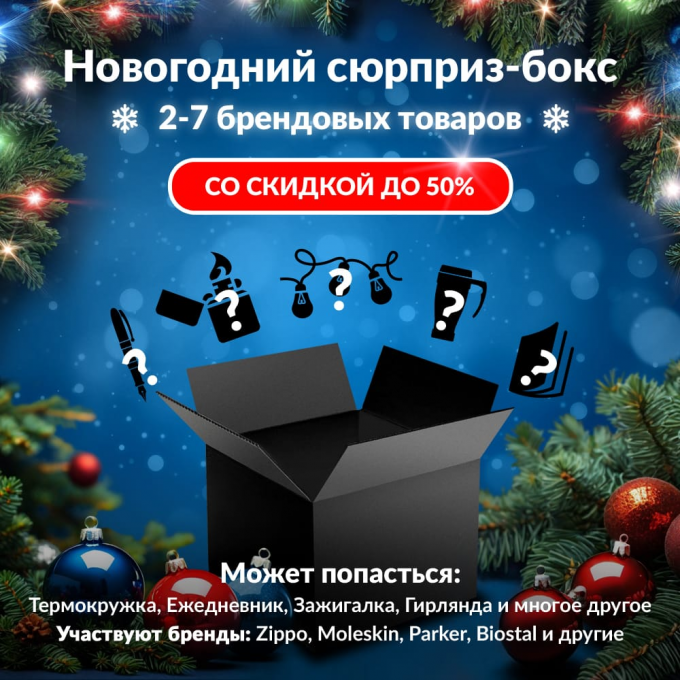Новогодний сюрприз-бокс LED LENSER 2 led-gift-ng-2